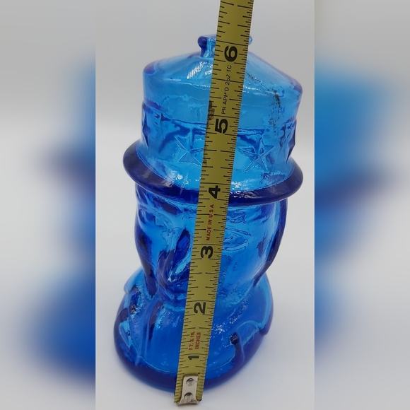 Wheaton commenortive Uncle Sam glass bank. - Picture 6 of 6